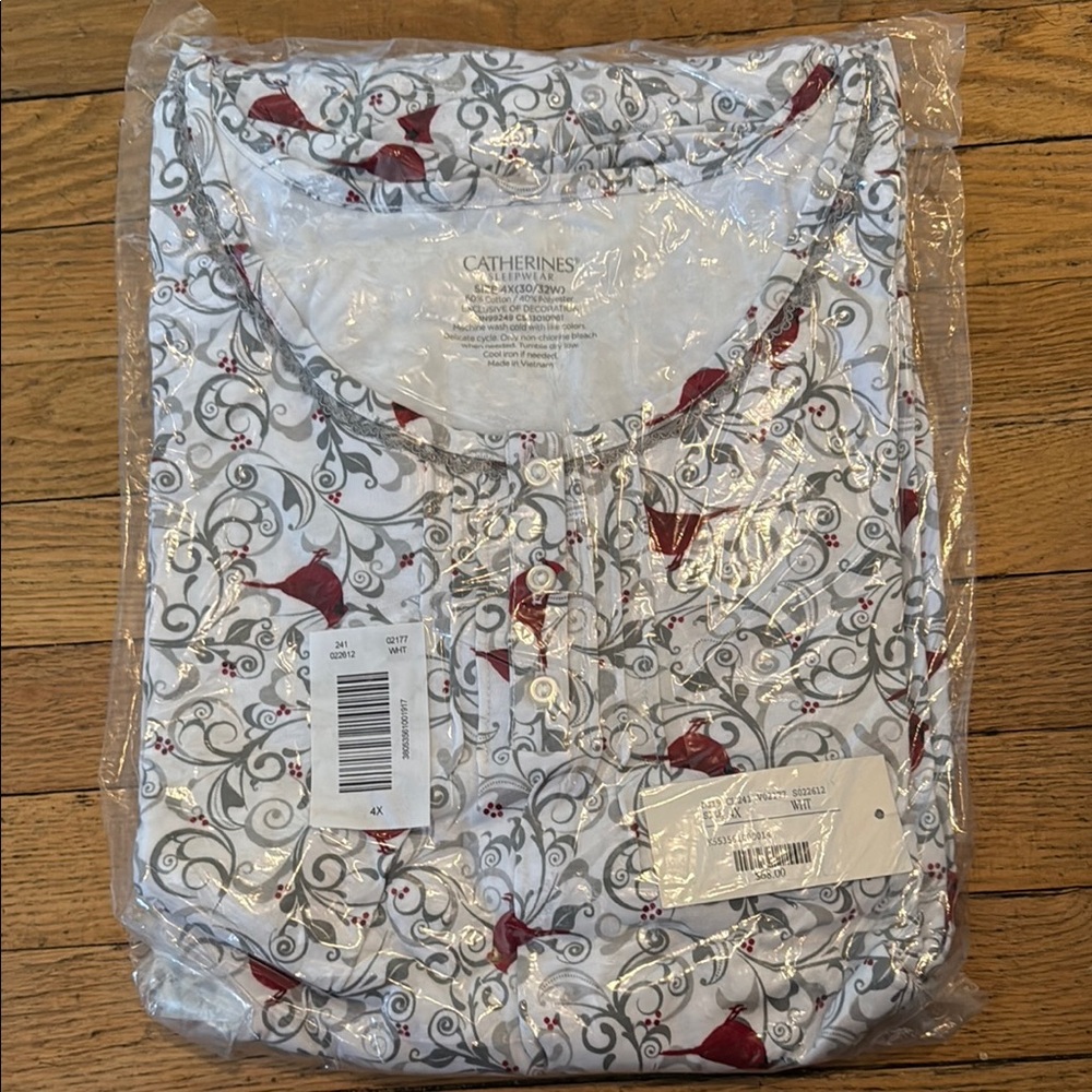 Catherines Sleepwear White Nightgown - BNWT